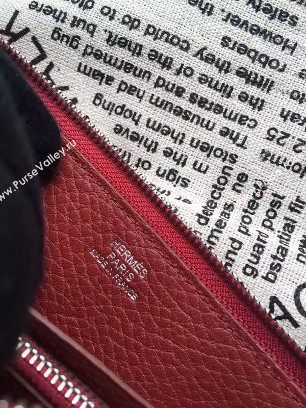 Hermes large wallet wine bag 5048
