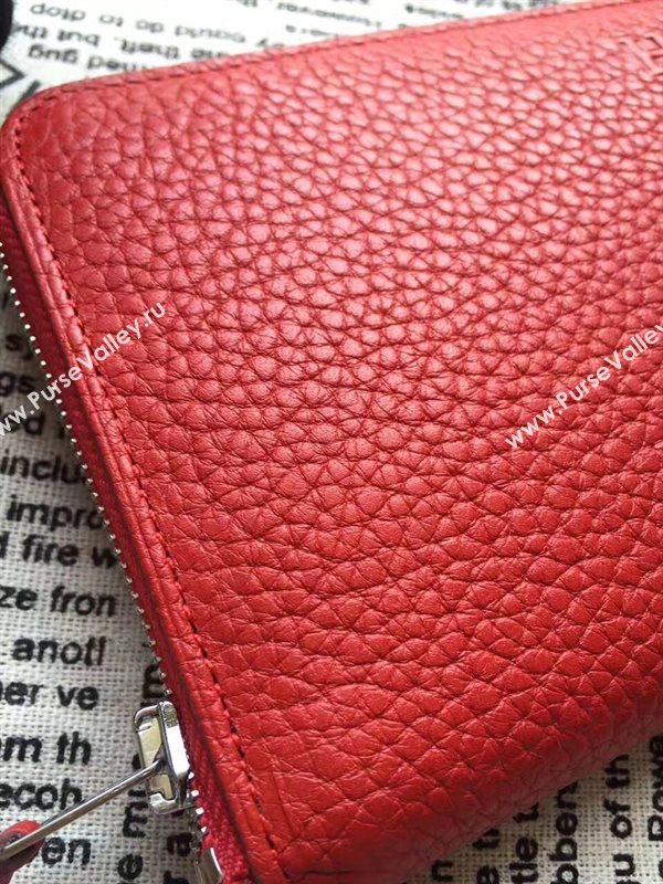Hermes large wallet red bag 5049