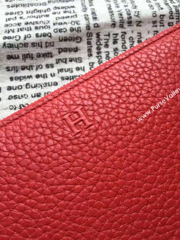 Hermes large wallet red bag 5049