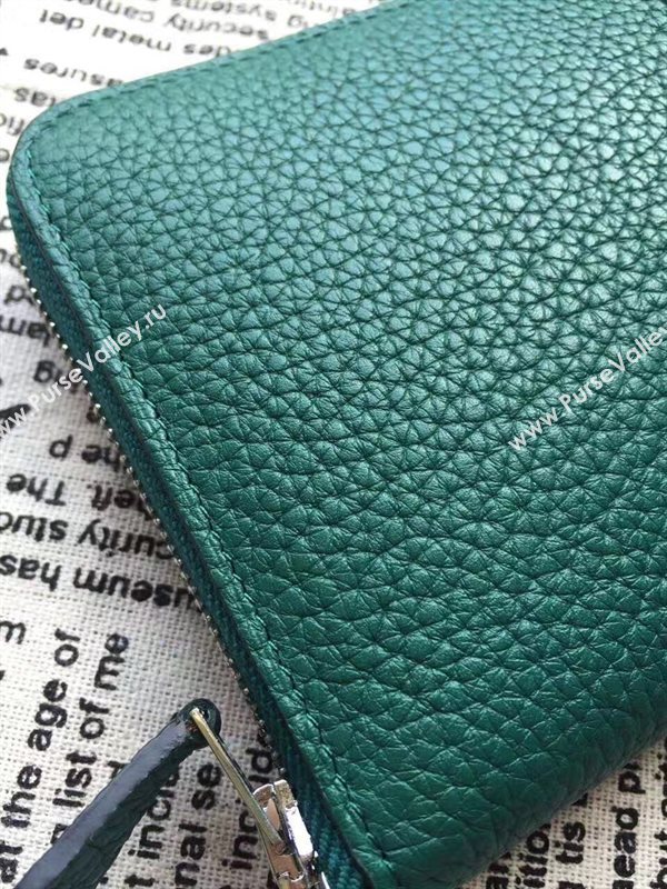 Hermes large wallet green bag 5052