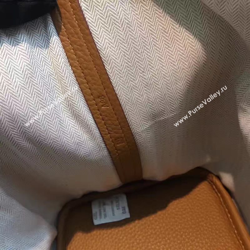 Hermes Garden Party tri-color tan handbag bag 5065