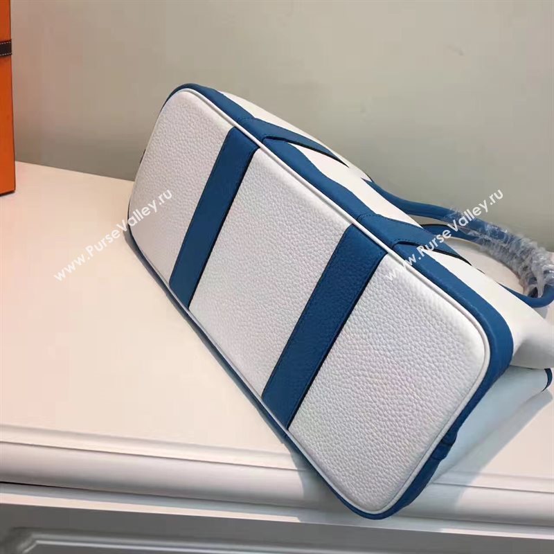 Hermes Garden Party tri-color cream handbag bag 5067