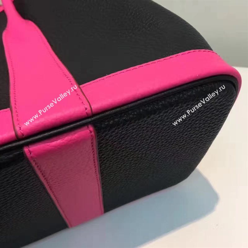 Hermes Garden Party tri-color black handbag bag 5068