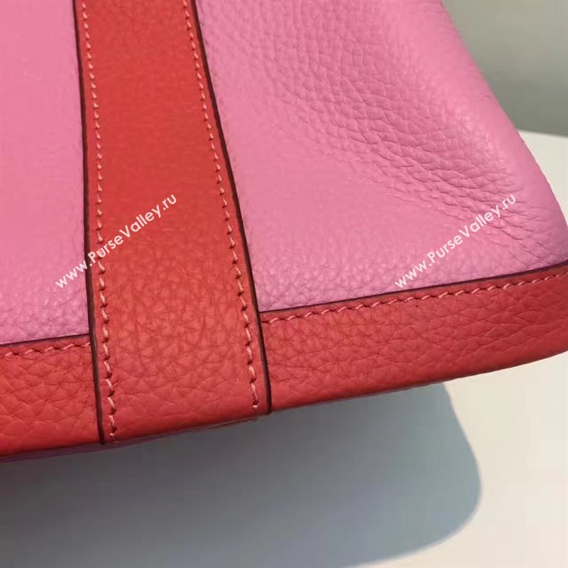 Hermes Garden Party tri-color pink handbag bag 5069