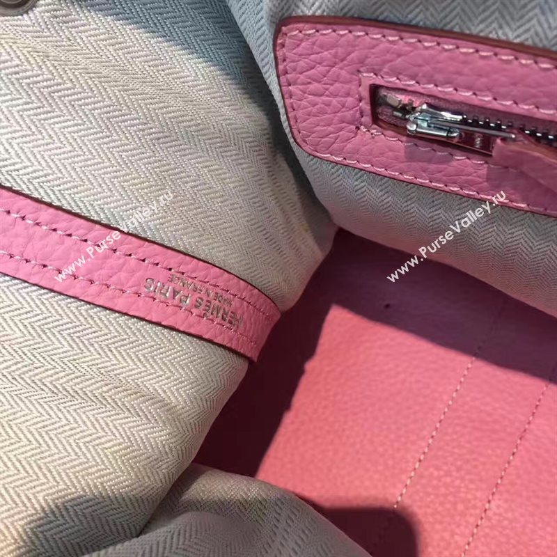 Hermes Garden Party tri-color pink handbag bag 5069