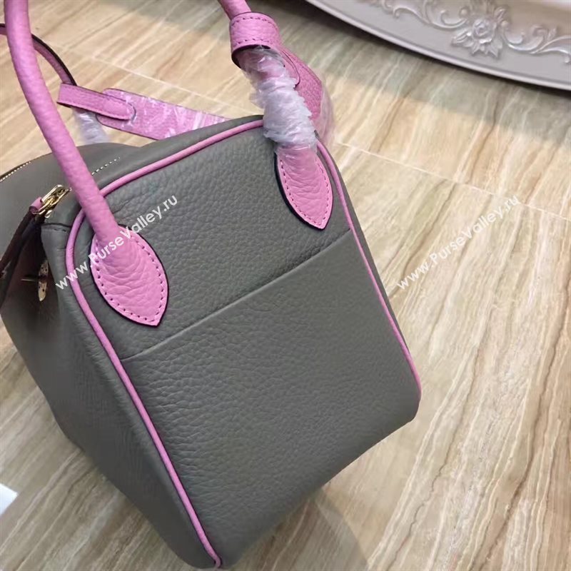 Hermes Lindy pink gray bags 5081