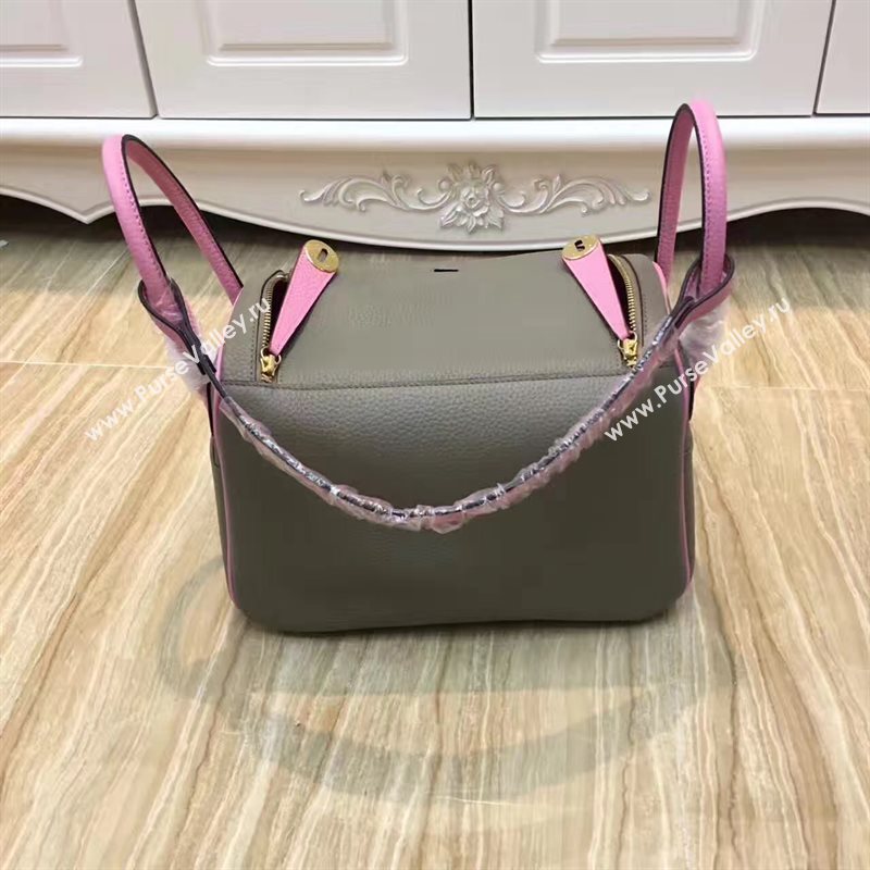 Hermes Lindy pink gray bags 5081