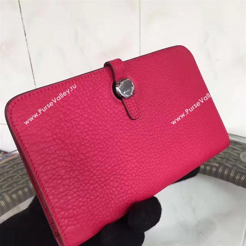 Hermes dogon red wallet bag 5087
