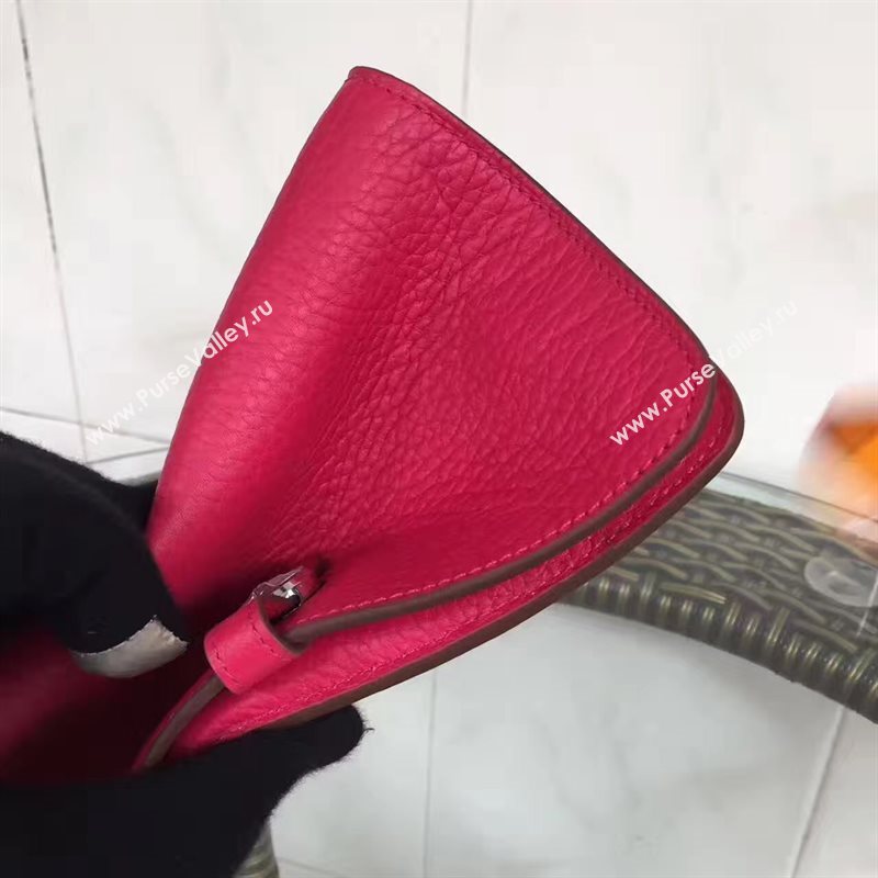 Hermes dogon red wallet bag 5087