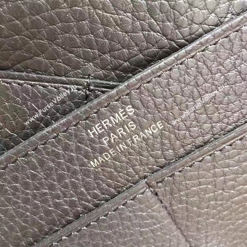 Hermes dogon black wallet bag 5088