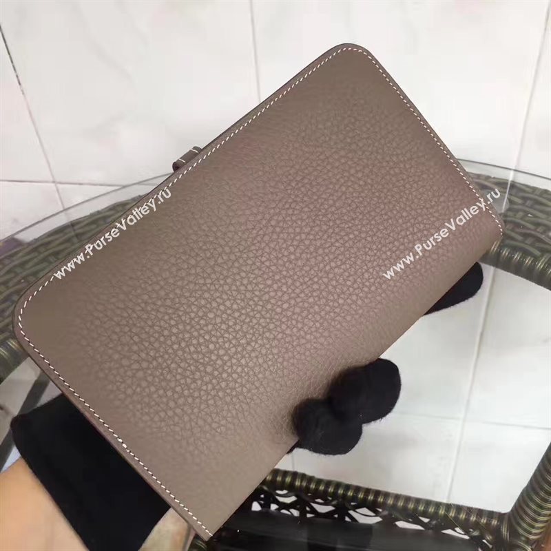 Hermes dogon gray wallet bag 5089