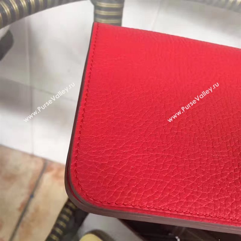 Hermes dogon red wallet bag 5090