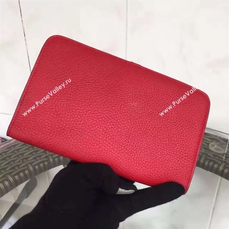 Hermes dogon red wallet bag 5090