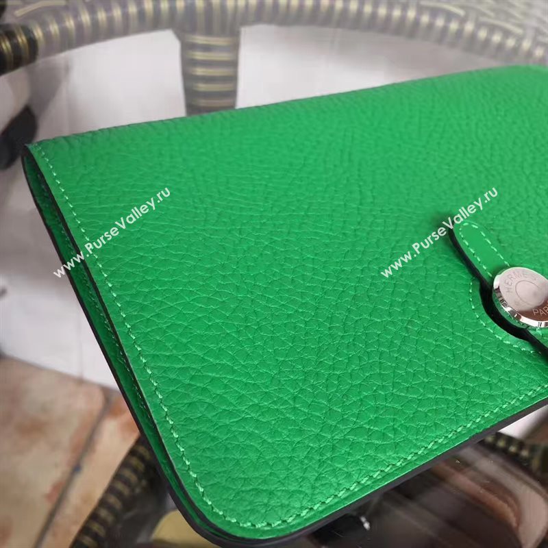 Hermes dogon wallet blue bag 5093