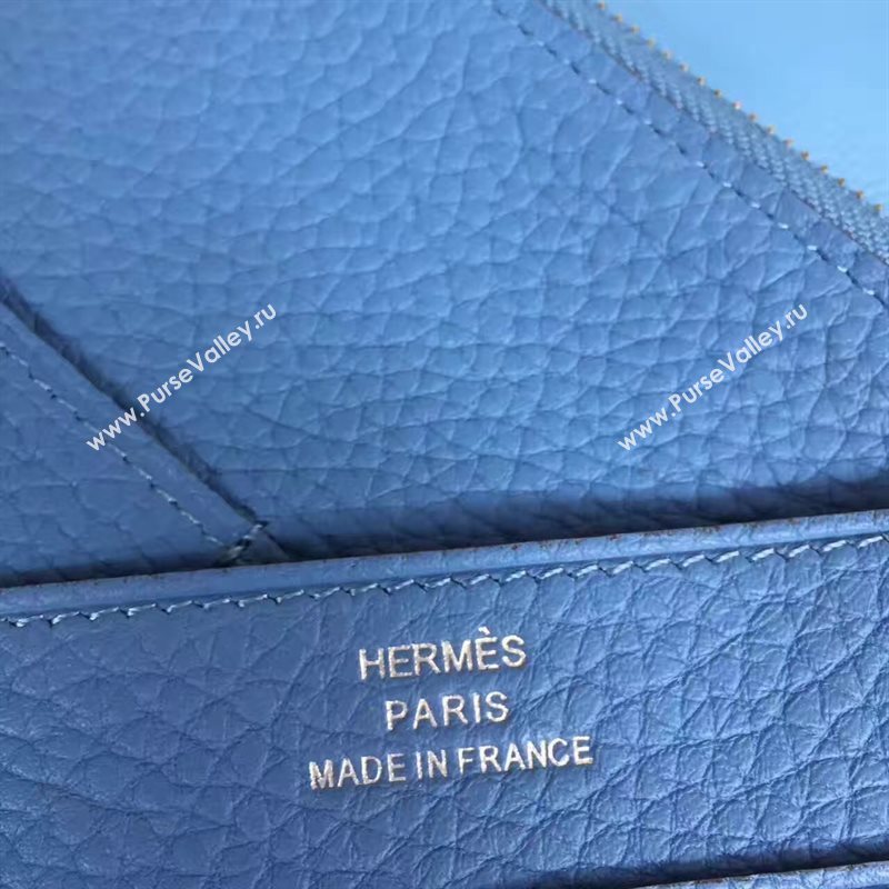 Hermes dogon wallet navy bag 5094