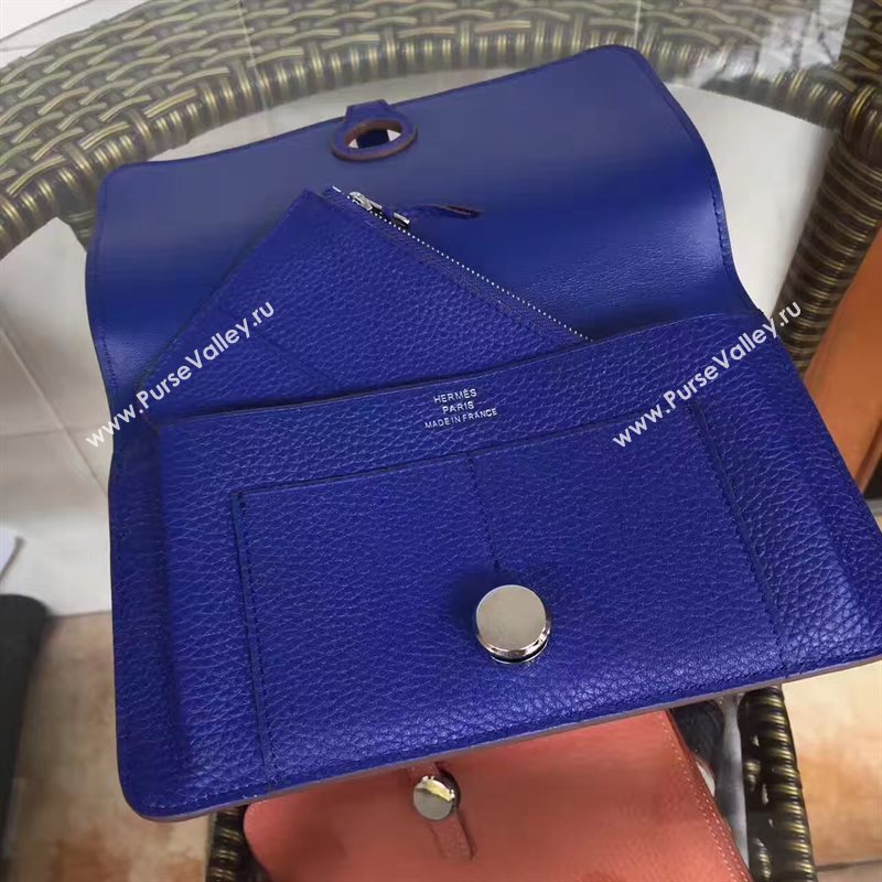 Hermes dogon wallet navy bag 5097