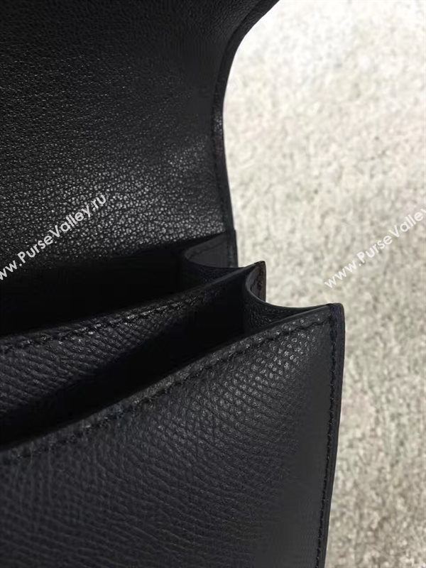 Hermes Constance top black leather bag 5098