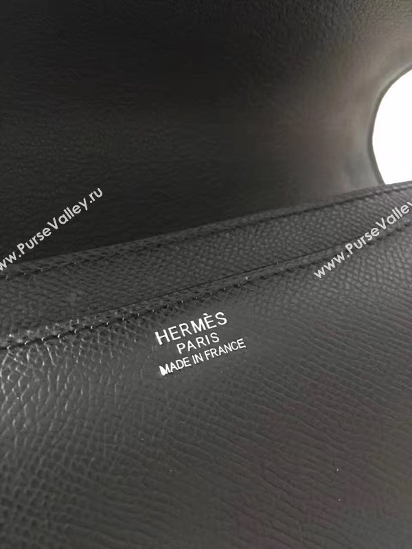 Hermes Constance top black leather bag 5098