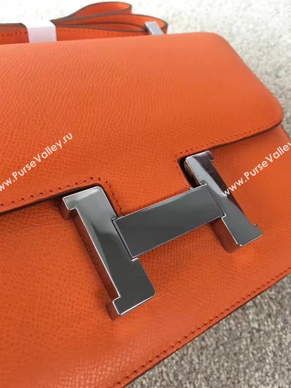 Hermes Constance top orange leather bag 5099