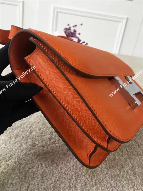 Hermes Constance top orange leather bag 5099