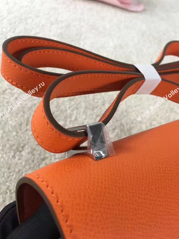 Hermes Constance top orange leather bag 5099