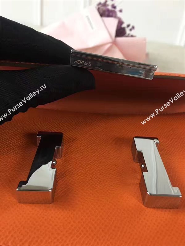 Hermes Constance top orange leather bag 5099