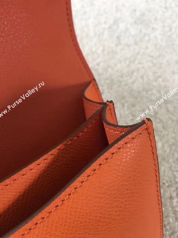 Hermes Constance top orange leather bag 5099