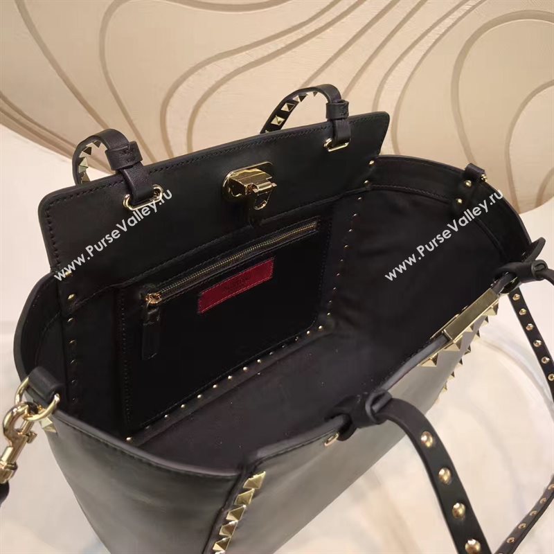 Valentino medium shoulder tote black bag 5002