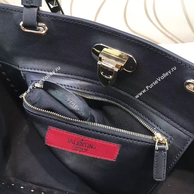 Valentino medium shoulder tote black bag 5002