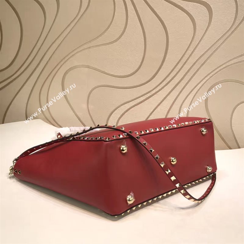 Valentino large wine tote shoulder bag 5010