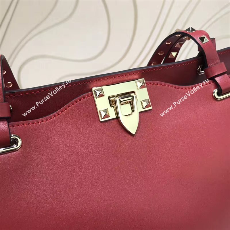 Valentino large wine tote shoulder bag 5010