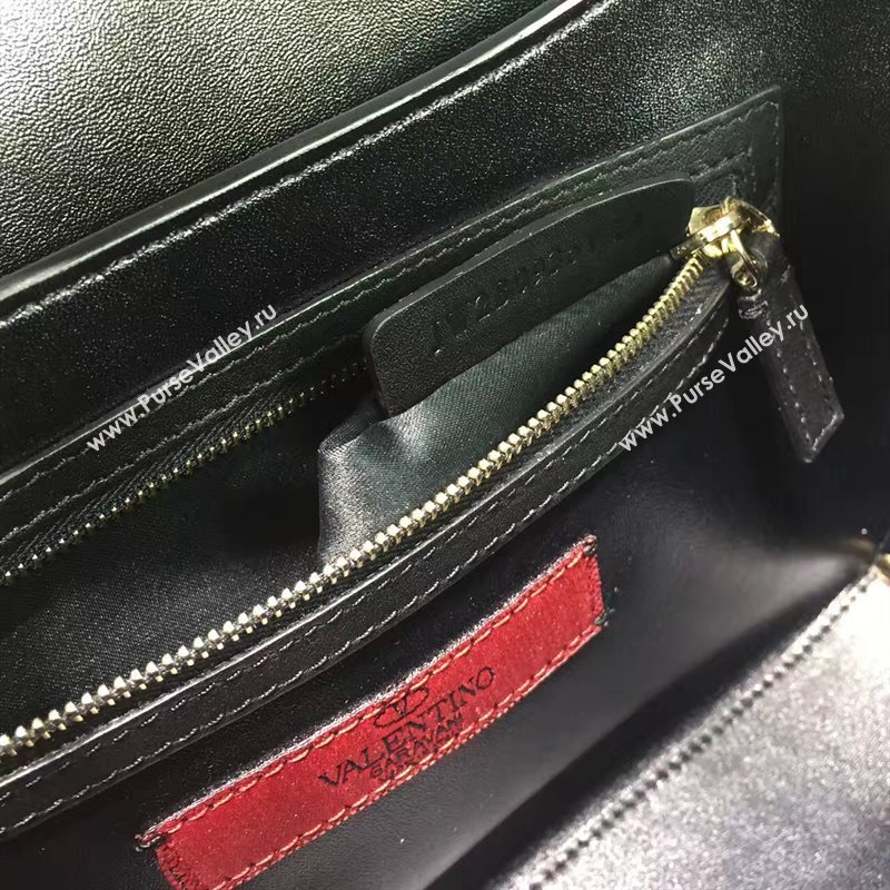 Valentino black shoulder rockstud bag 5018