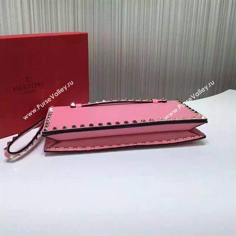 Valentino pink clutch rockstud bag 5019
