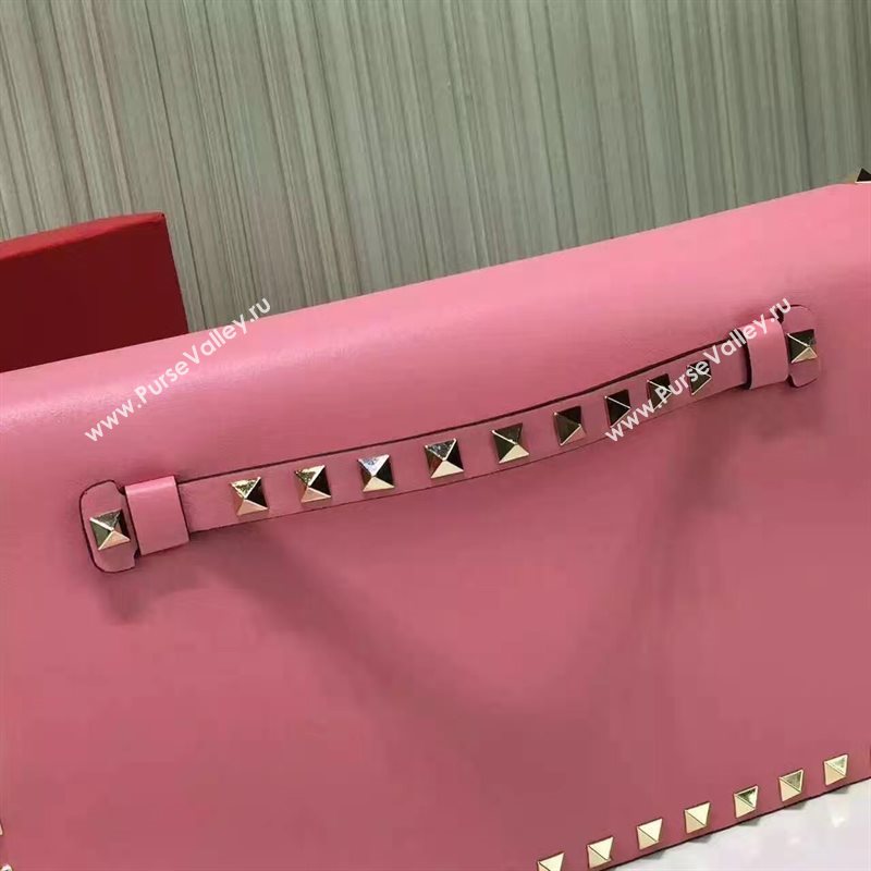 Valentino pink clutch rockstud bag 5019