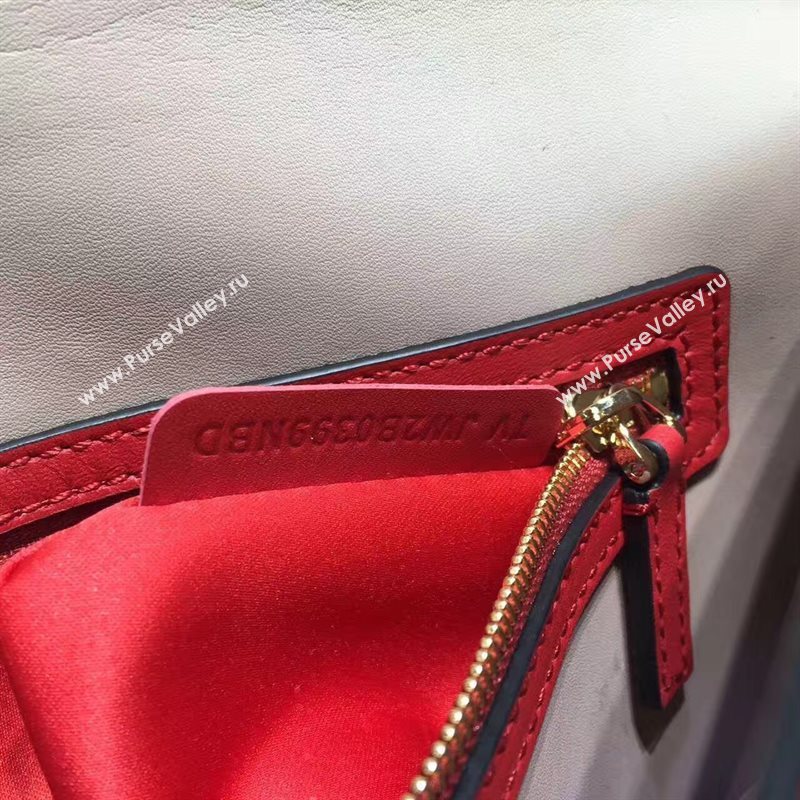 Valentino red clutch rockstud bag 5021