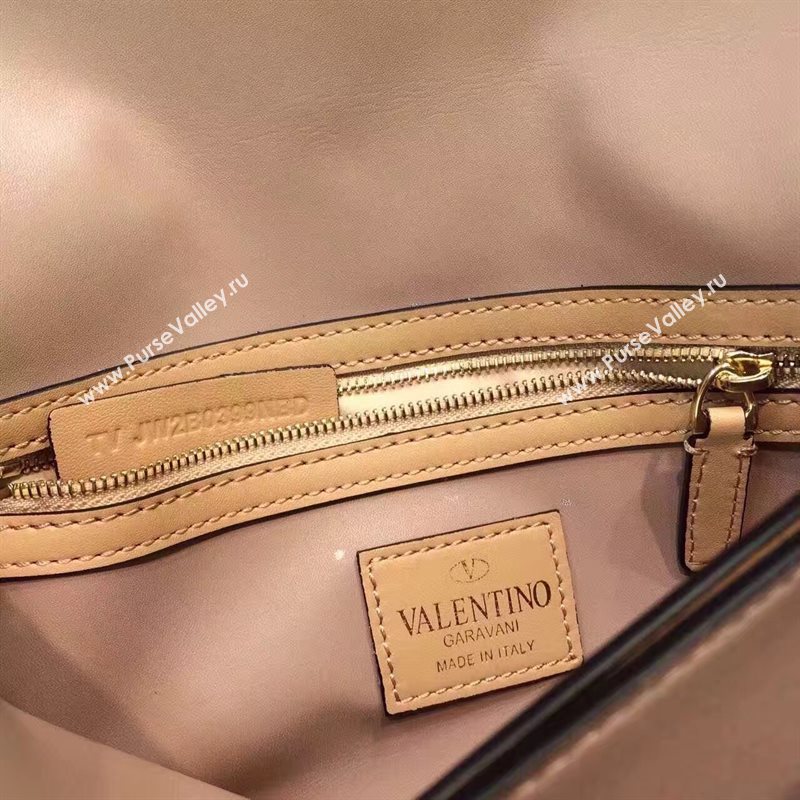 Valentino tan clutch rockstud bag 5022