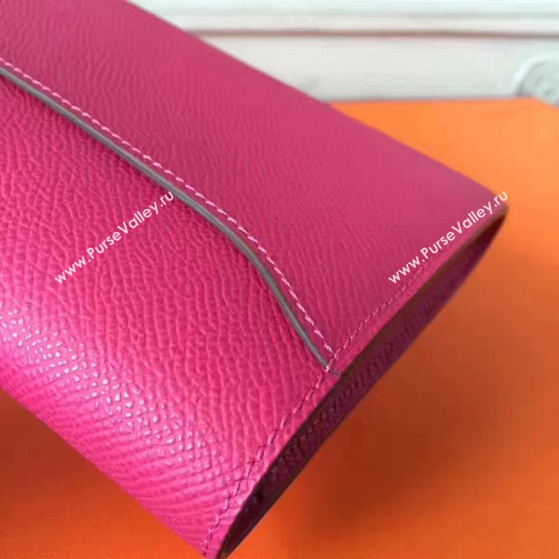 Hermes large Constance top leather wallet red bag 5029