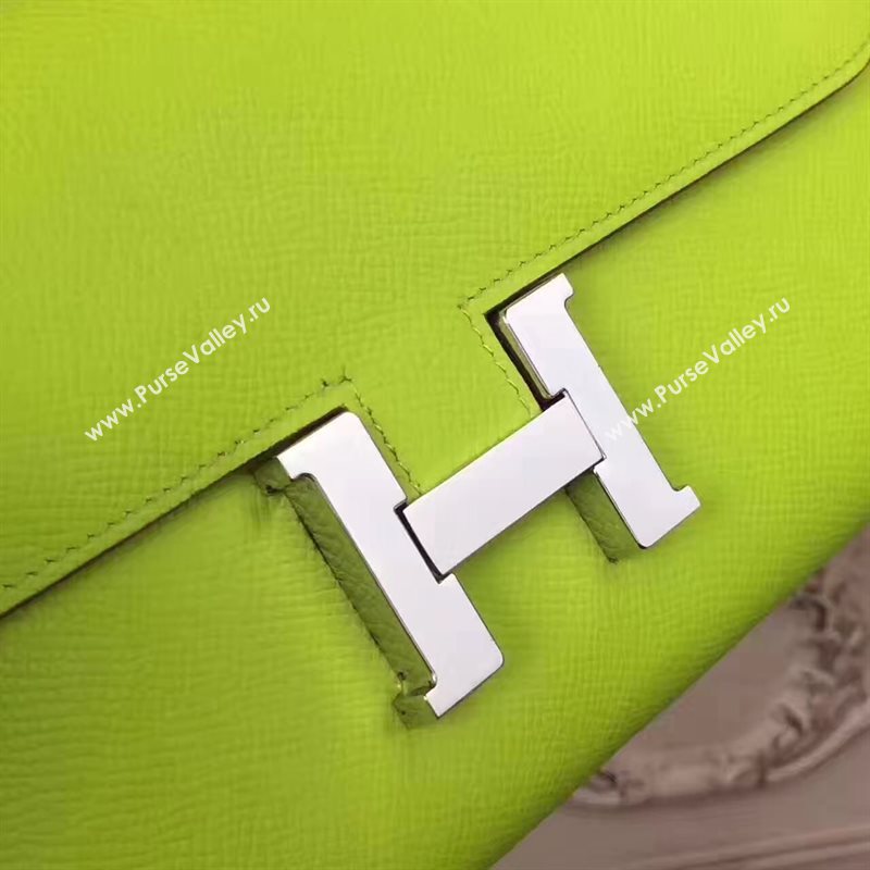 Hermes large Constance top leather wallet green bag 5030