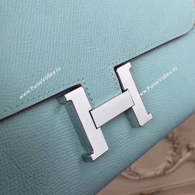 Hermes large Constance sky top wallet leather bag 5036