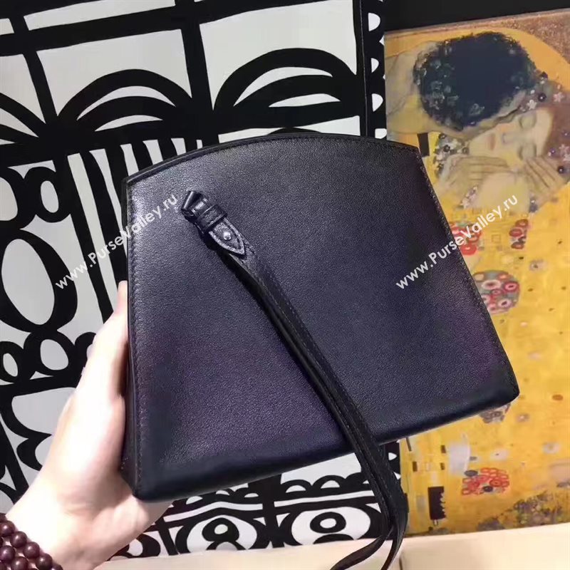 Hermes new small black shoulder red bag 5144