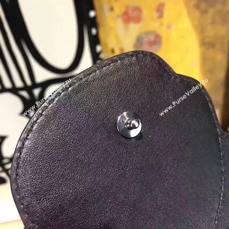 Hermes new small black shoulder red bag 5144