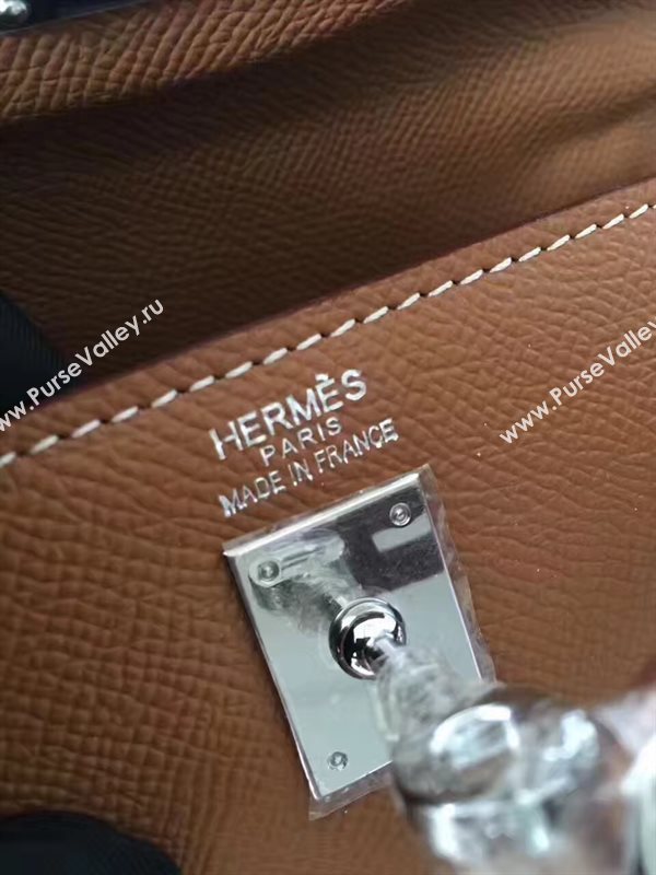 Hermes mini Epsom tan Kelly bag 5157
