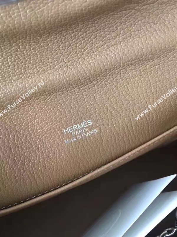 Hermes mini Chevre tan Kelly bag 5166