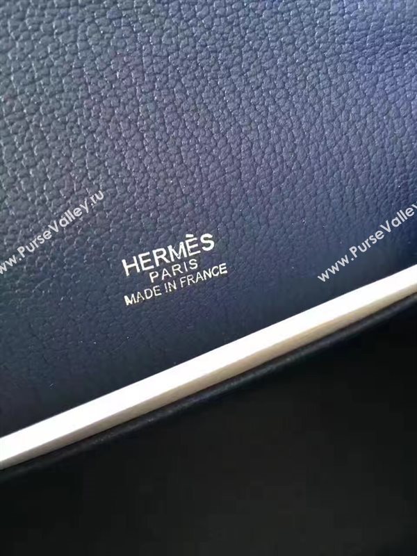 Hermes mini Chevre navy Kelly bag 5168