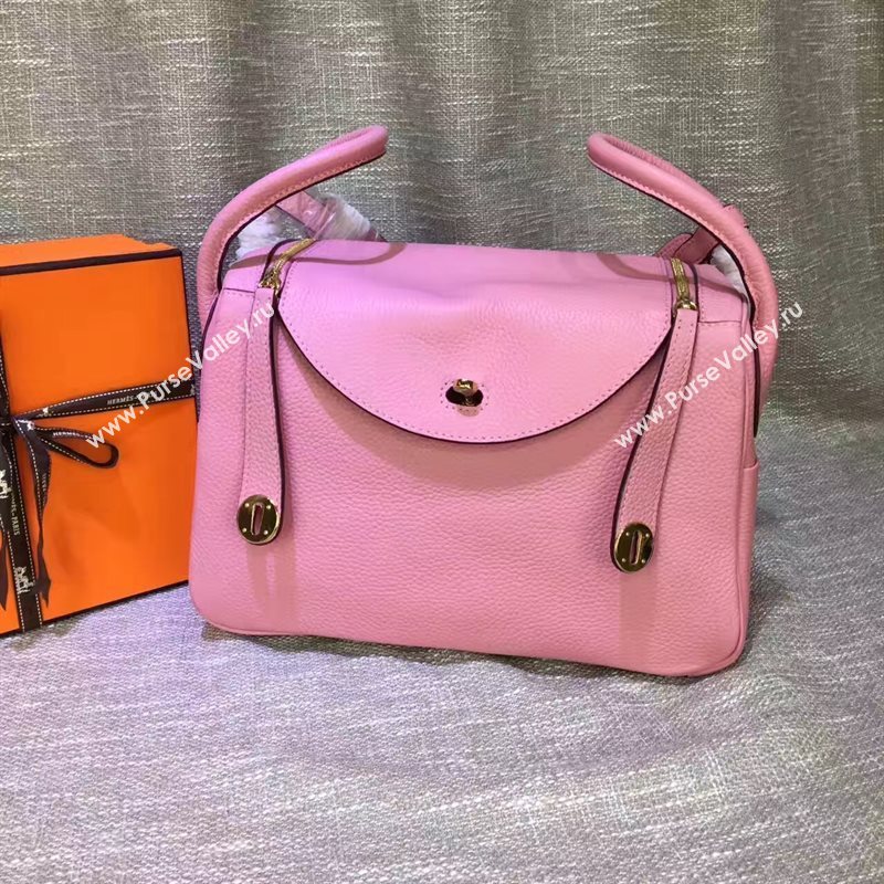 Hermes pink Lindy bag 5170