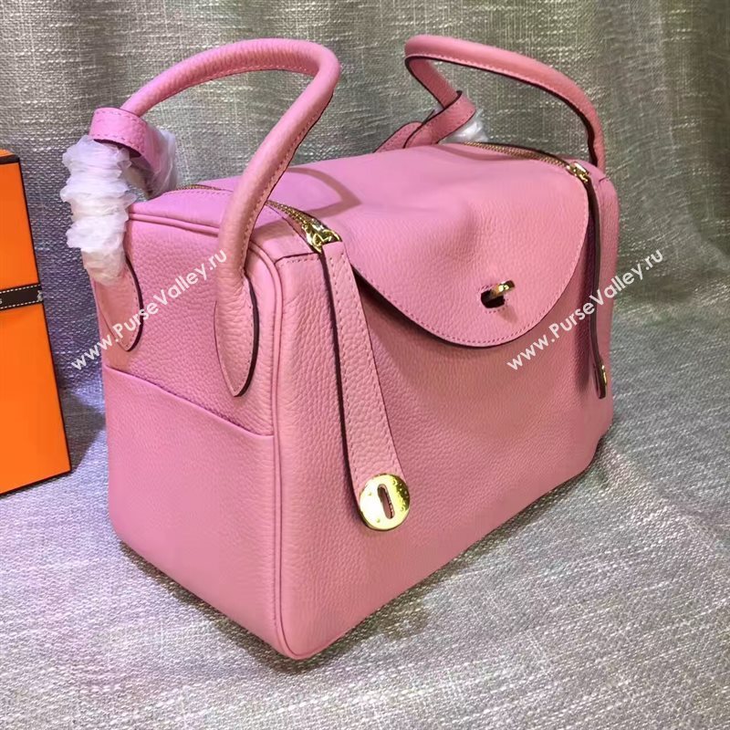 Hermes pink Lindy bag 5170