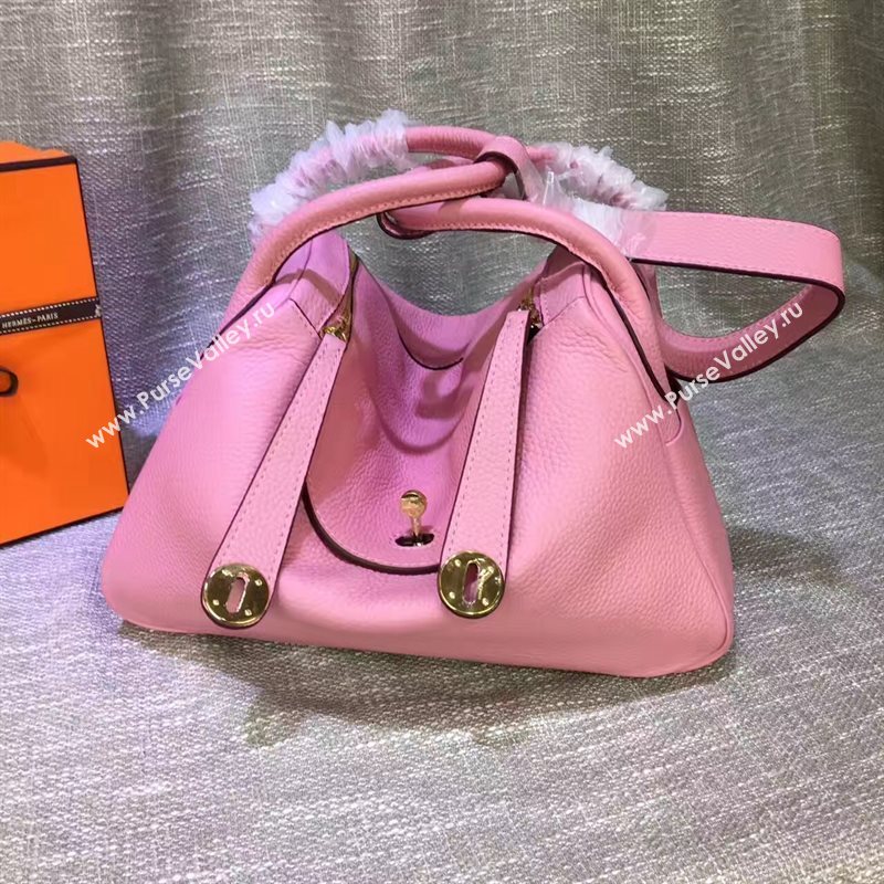Hermes pink Lindy bag 5170