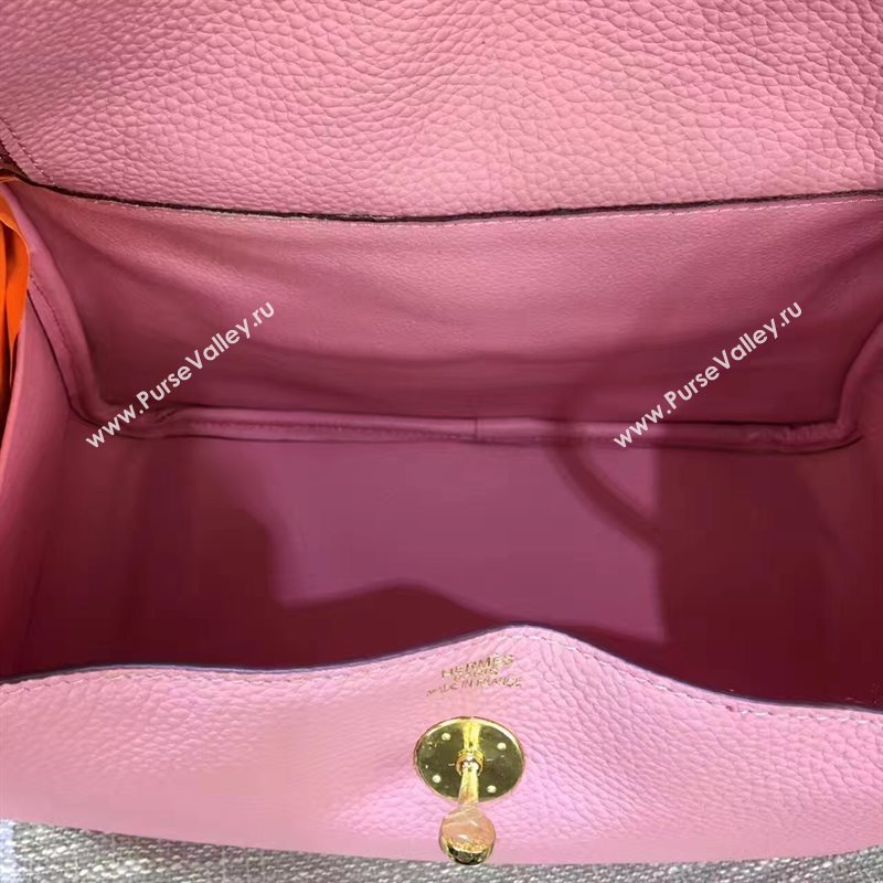 Hermes pink Lindy bag 5170