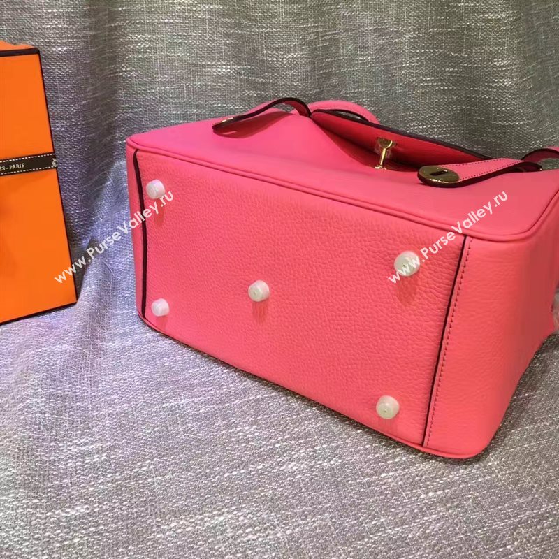 Hermes Lindy red rose bag 5171