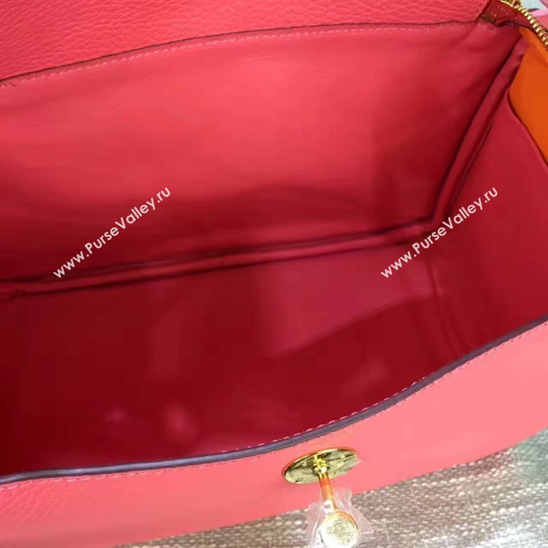 Hermes Lindy red rose bag 5171